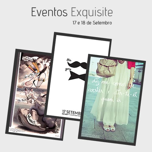 Agenda Pretty Exquisite para o fim de semana