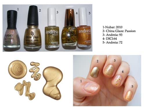 Vernizes em Ouro