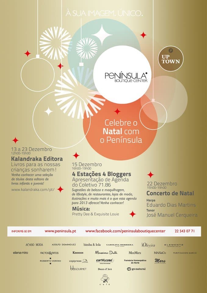 Agenda 2013, 4 estações, 4 bloggers- lançamento no Porto